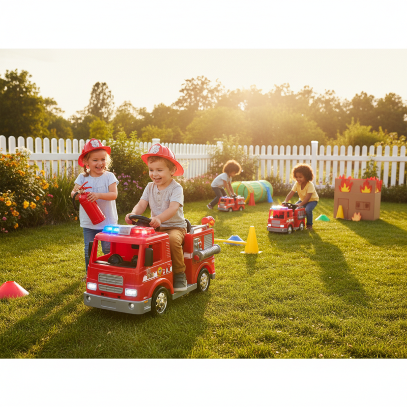 How to Choose the Best Battery Powered Fire Truck for Kids Playtime
