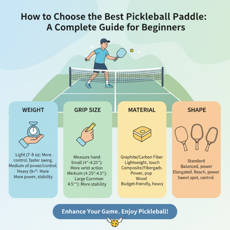 How to Choose the Best Pickleball Paddle: A Complete Guide for Beginners
