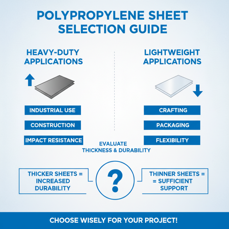 How to Choose the Right Polypropylene Sheet for Your Project Needs