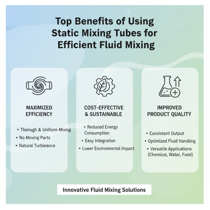Top Benefits of Using Static Mixing Tubes for Efficient Fluid Mixing