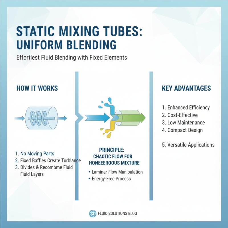 Top Benefits of Using Static Mixing Tubes for Efficient Fluid Mixing
