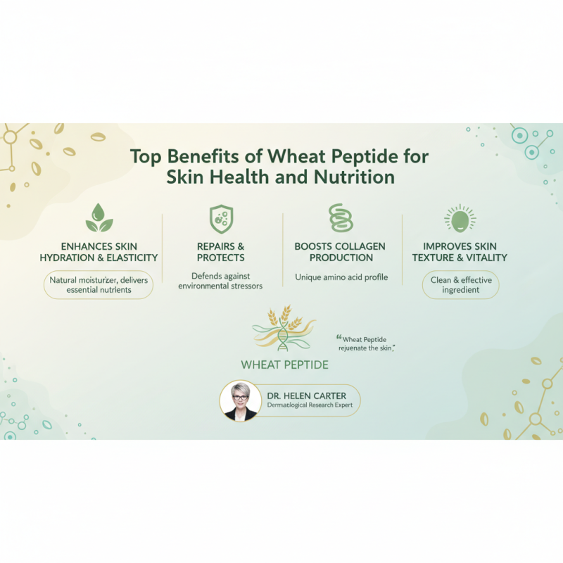 Top Benefits of Wheat Peptide for Skin Health and Nutrition