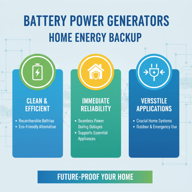 Why Battery Power Generators Are Essential for Home Backup Energy Solutions