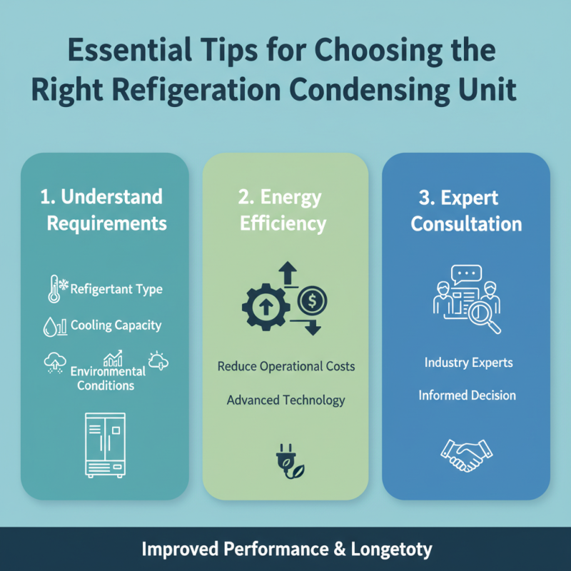 Essential Tips for Choosing the Right Refrigeration Condensing Unit