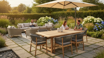 2025 migliori modelli di tavoli e sedie da esterno per un perfetto allestimento del tuo patio