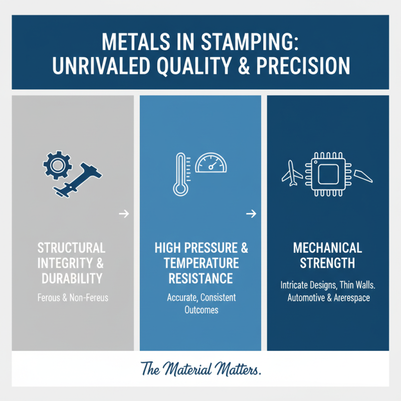 Why Metal for Stamping is Essential for High-Quality Manufacturing Processes