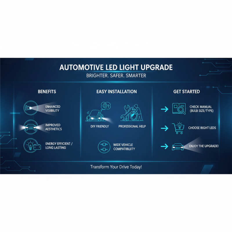 Top Benefits of Upgrading to Automotive Led Lights for Your Vehicle