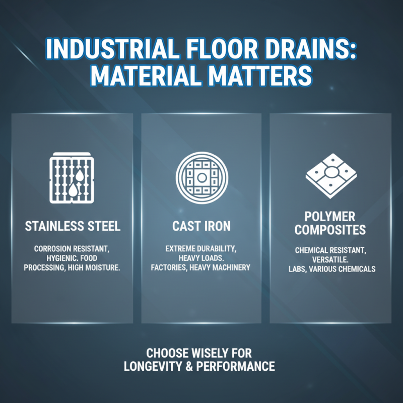 10 Essential Tips for Choosing the Right Industrial Floor Drain for Your Facility