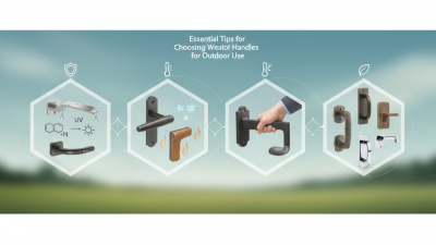 Essential Tips for Choosing Weatherproof Handles for Outdoor Use
