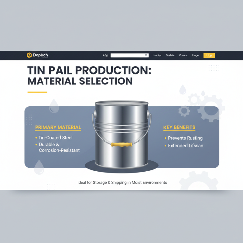 Top 10 Tin Pail Manufacture Processes You Need to Know for Your Business