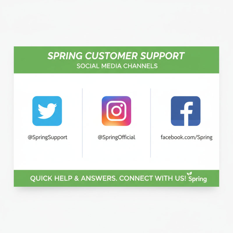 How to Contact Spring for Customer Support and Inquiries in 2025