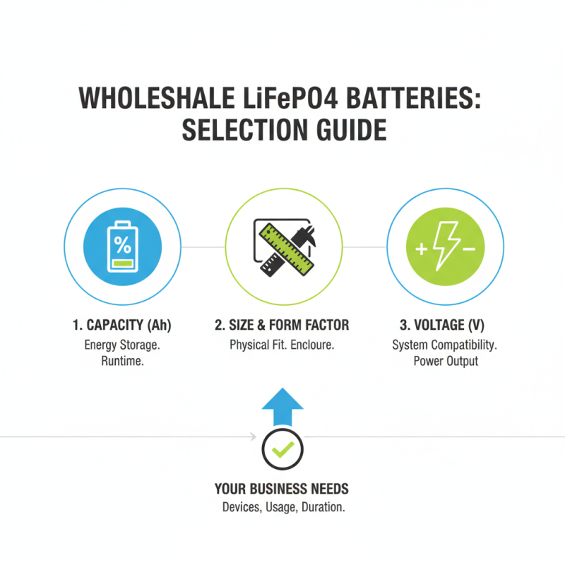 How to Choose the Best Wholesale Lifepo4 Batteries for Your Business Needs