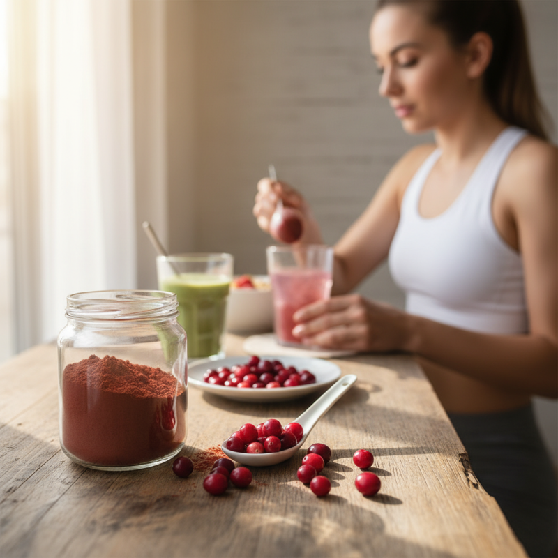How to Use Powdered Cranberry Extract to Boost Your Health and Wellness
