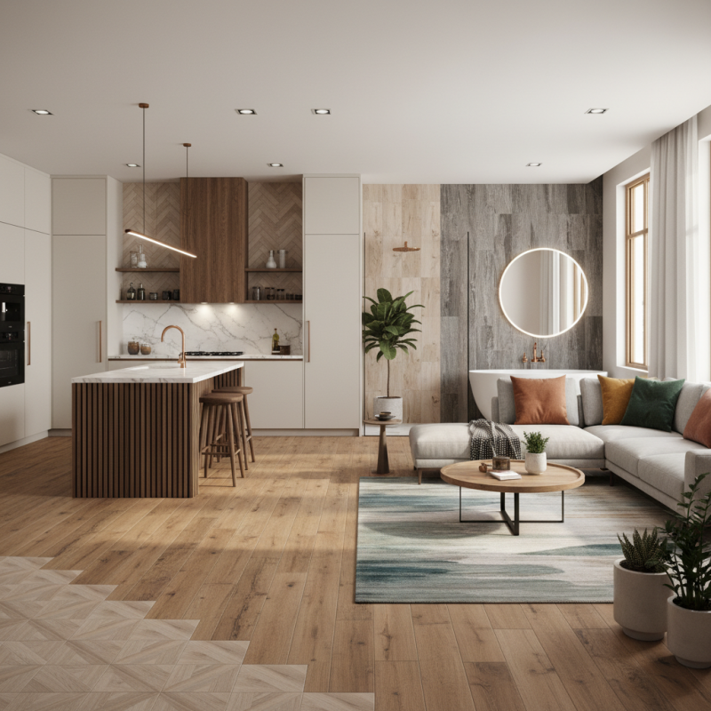 2025 Top Wood Tile Trends for Stunning Home Interiors