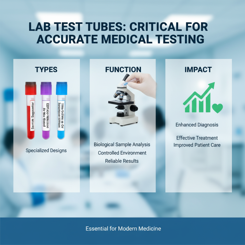 Why is the Lab Test Tube Essential for Accurate Medical Testing?