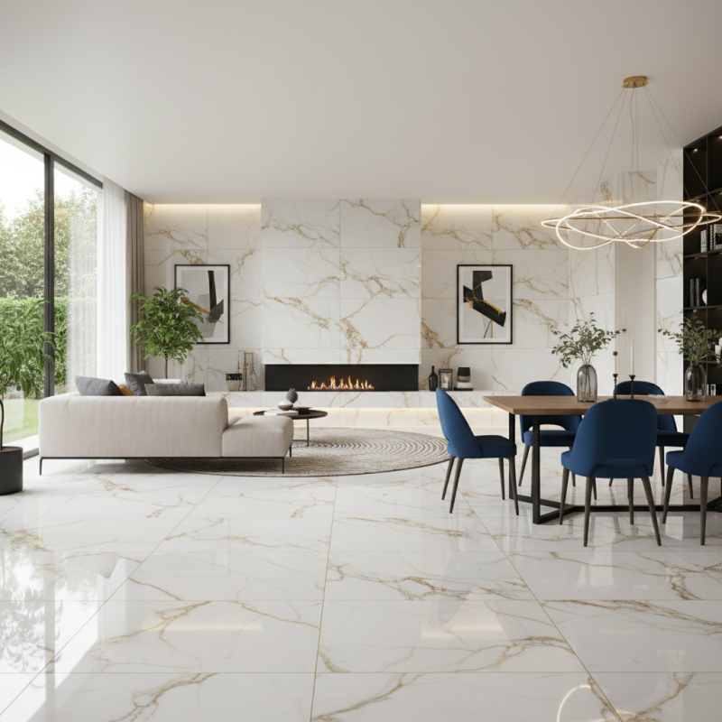 Top 10 Tips for Choosing Gold Vein Porcelain Tile for Your Home Design