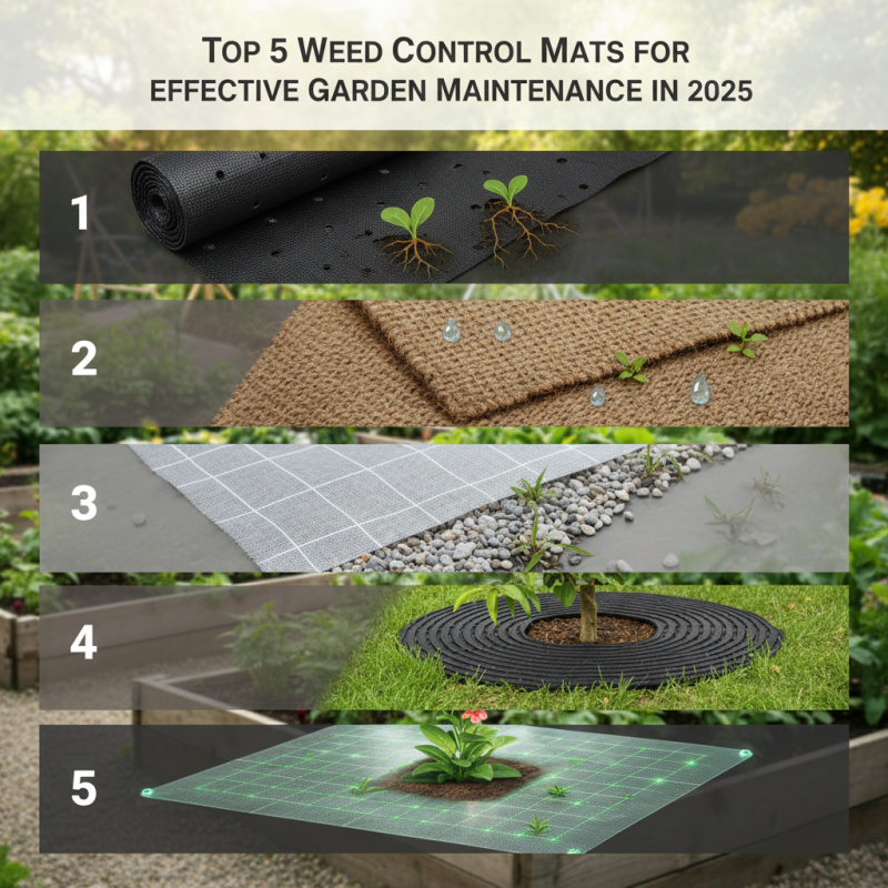 Top 5 Weed Control Mats for Effective Garden Maintenance in 2025