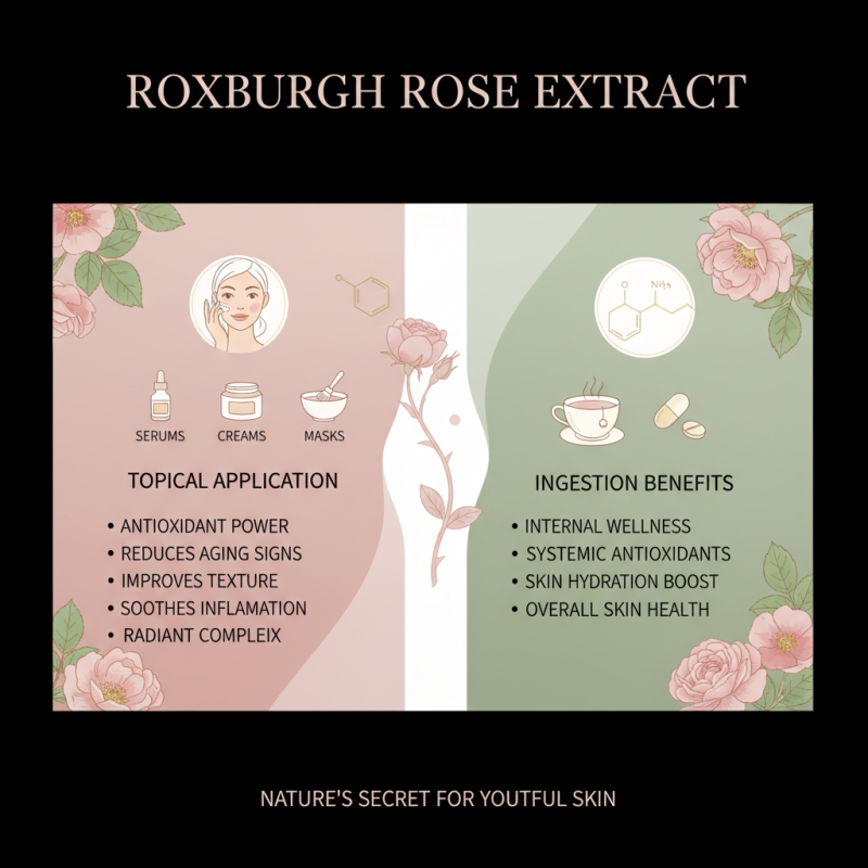 How to Use Roxburgh Rose Extract for Skin Benefits and Natural Beauty