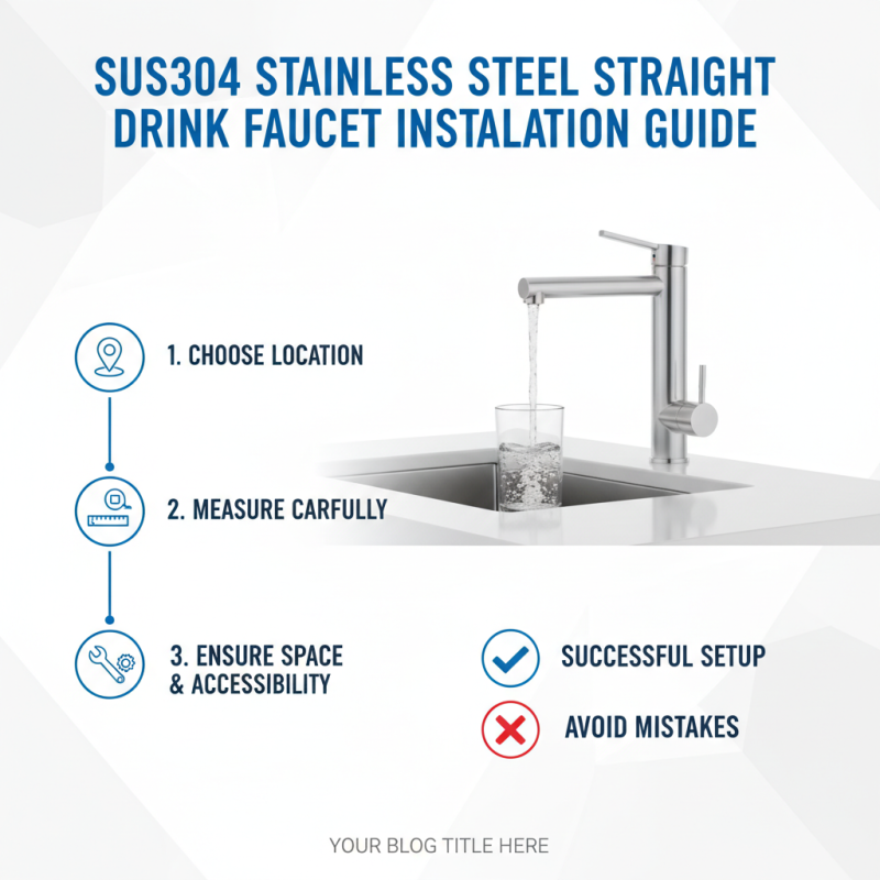 Best SUS304 Stainless Steel Straight Drink Faucets for Cold Water Use