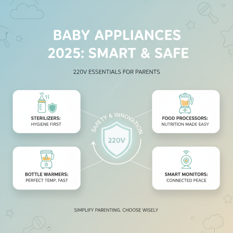 Top 2025 Wholesale 220V Baby Appliances for Safe Home Use