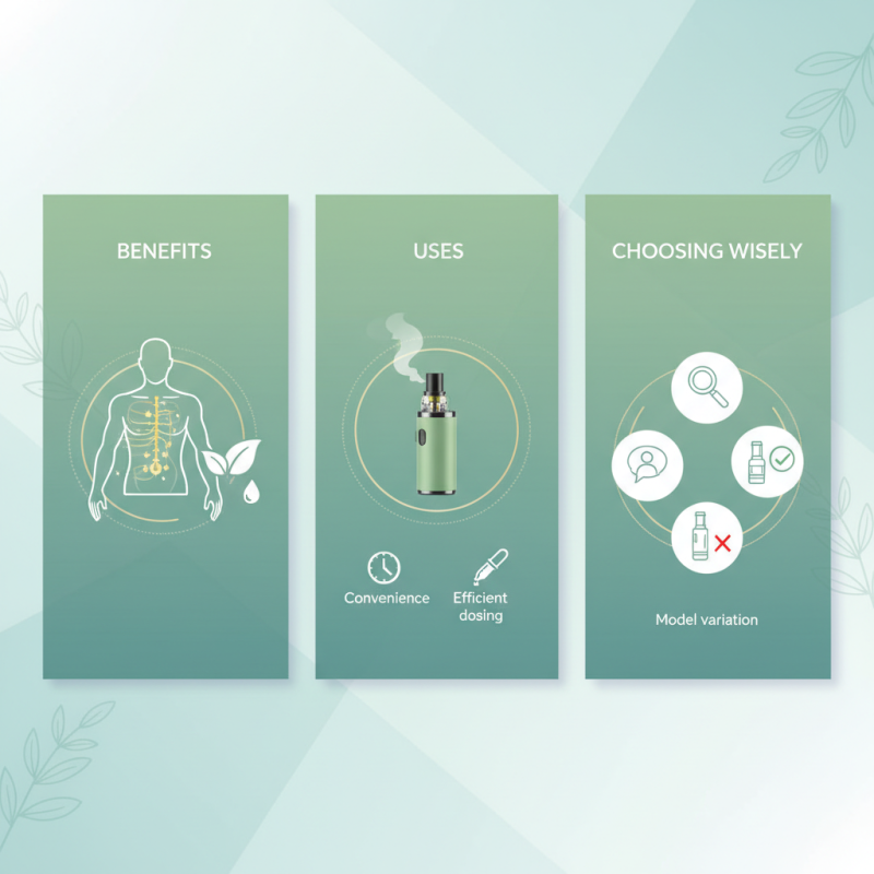 Hemp Oil Atomizer Benefits Uses and How to Choose the Right One