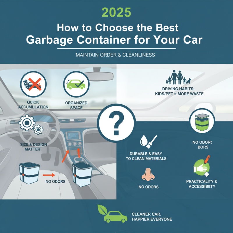 2025 How to Choose the Best Garbage Container for Your Car