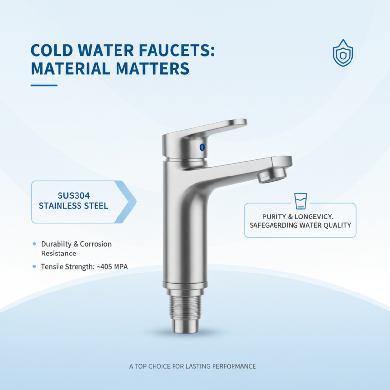 Best SUS304 Stainless Steel Straight Drink Faucets for Cold Water Use