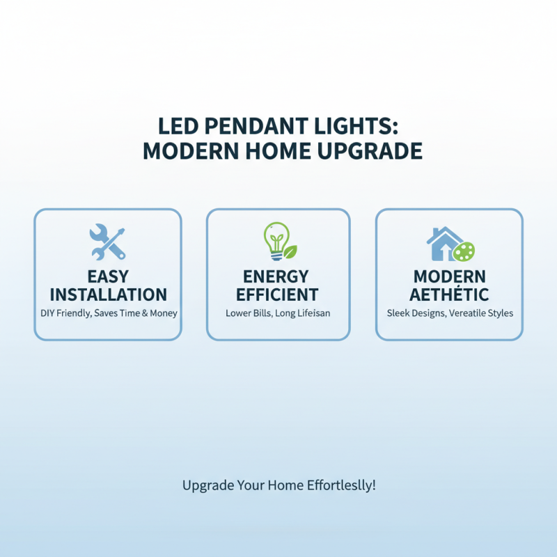 Top Benefits of Using Led Pendant Lights in Modern Home Decor