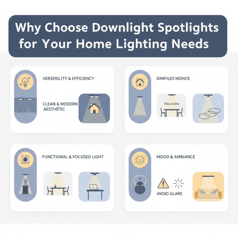 Why Choose Downlight Spotlights for Your Home Lighting Needs