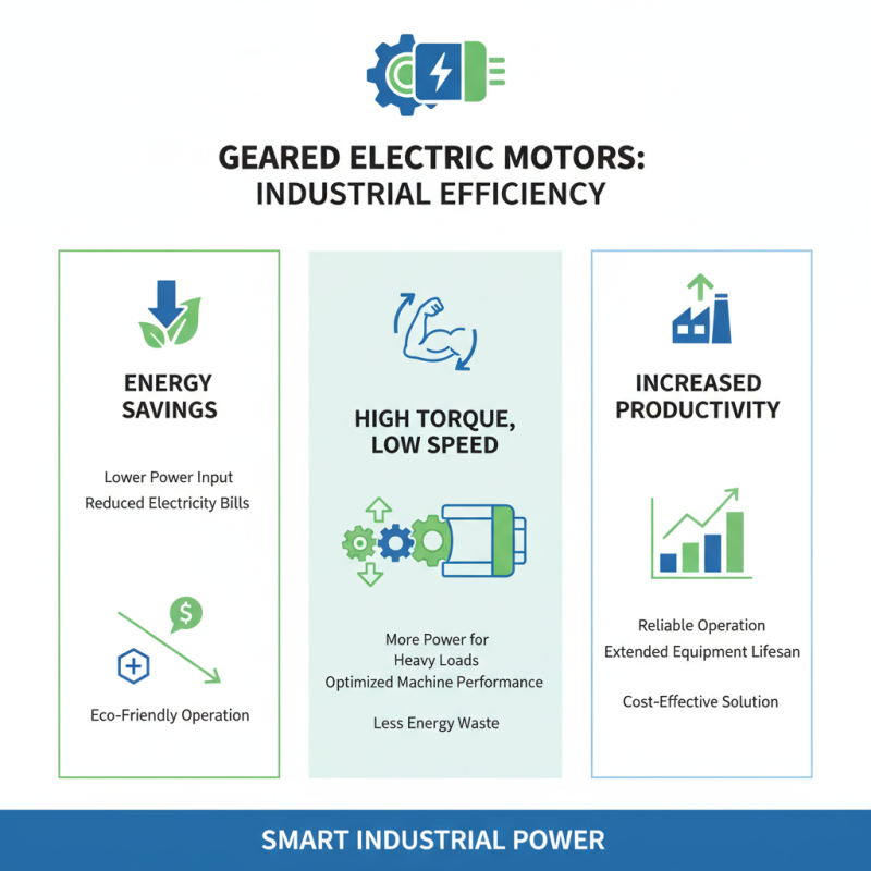 Top 10 Benefits of Geared Electric Motors for Industrial Applications