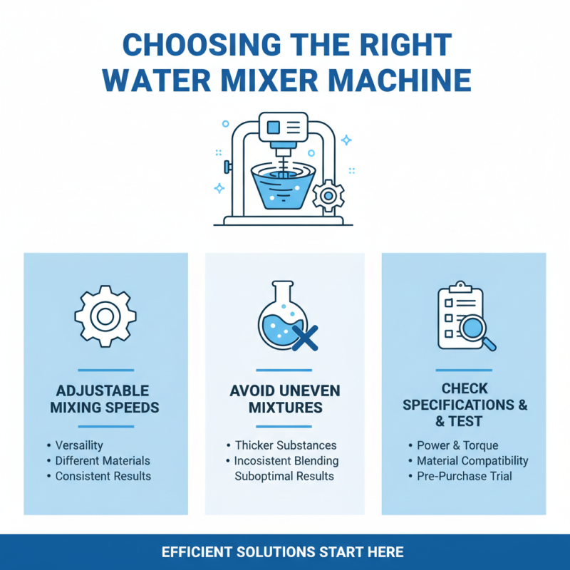 Top 10 Water Mixer Machines for Efficient Mixing Solutions