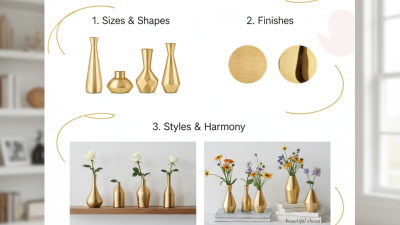 How to Choose the Perfect Gold Bud Vases for Your Home Decor