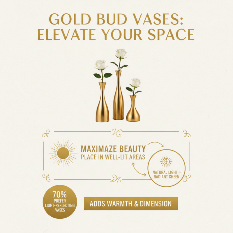 How to Choose the Perfect Gold Bud Vases for Your Home Decor