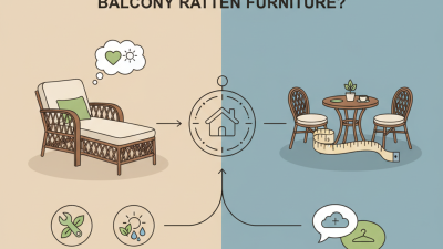 2026 Come scegliere i migliori mobili in rattan per il balcone?