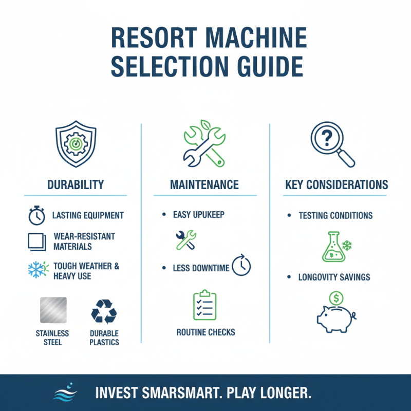 How to Choose the Best Resort Machine for Your Needs?