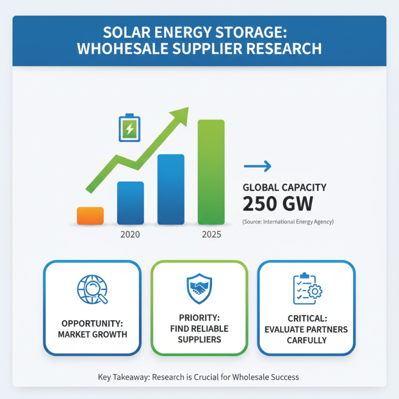 How to Buy Solar Energy Storage Wholesale for Your Business?