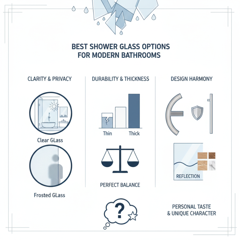 Best Shower Glass Options for Modern Bathrooms?