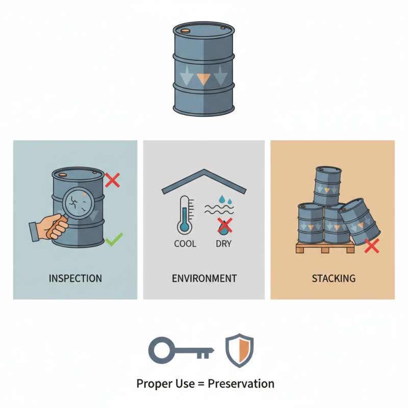 How to Properly Use Closed Printed Tin Barrels for Storage?