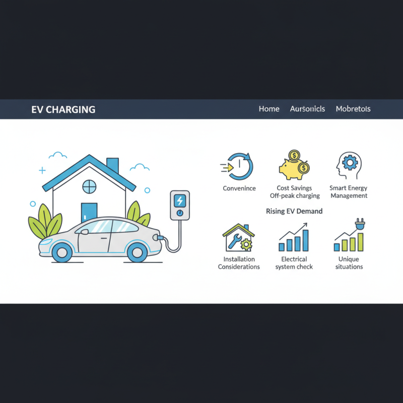 Why Do You Need an Electric Vehicle Charger at Home?