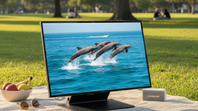 What is a portable smart TV and how does it work?