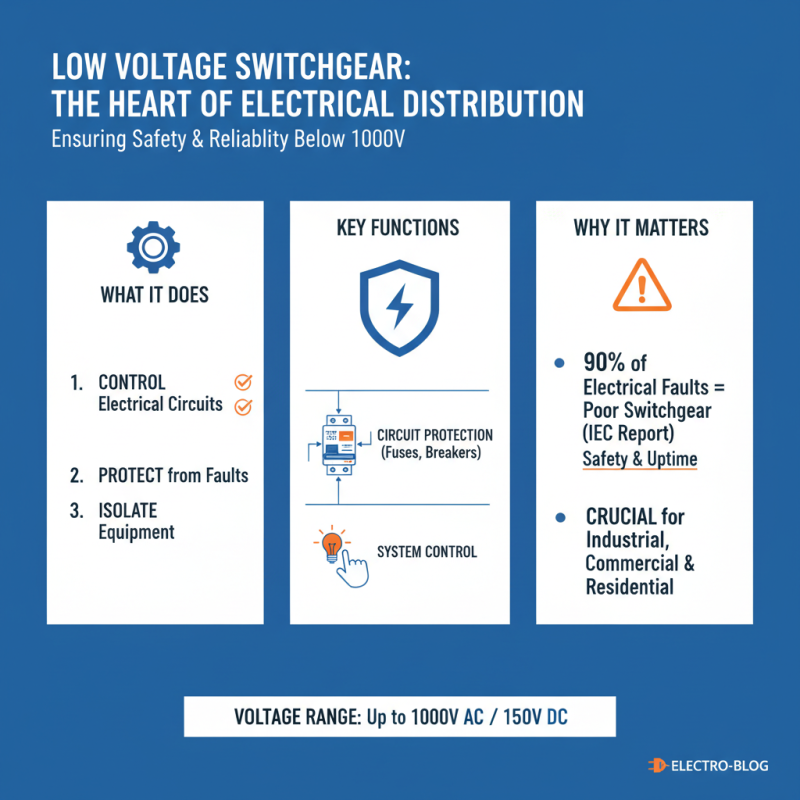What is Low Voltage Switchgear and How Does It Work?