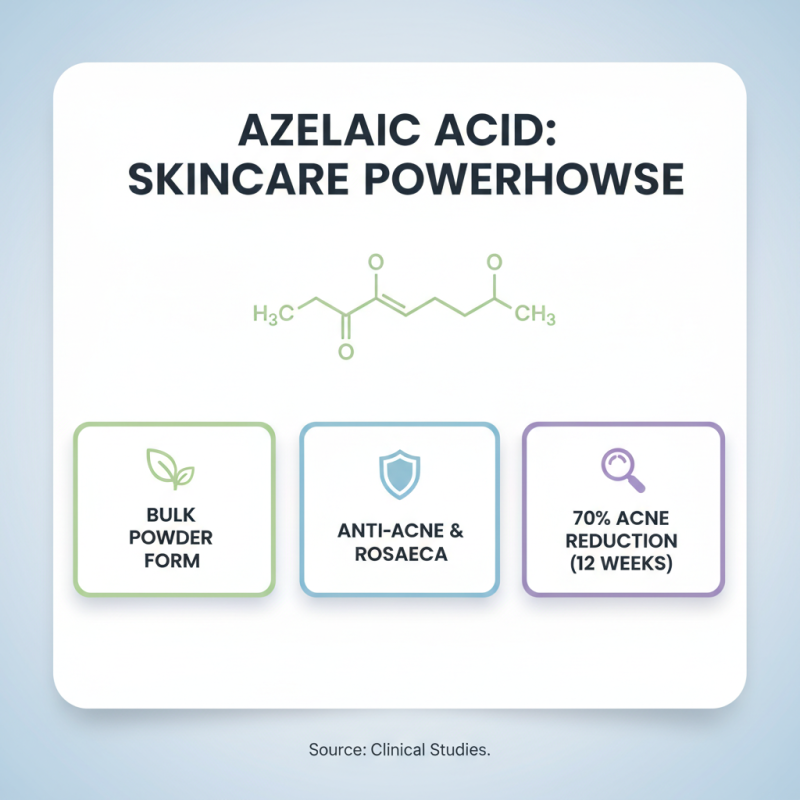 Bulk Azelaic Acid Powder Benefits and Usage Tips?