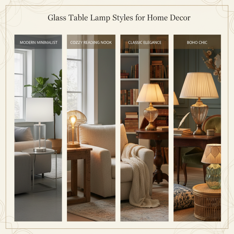 Best Glass Table Lamp Styles for Every Home Decor?