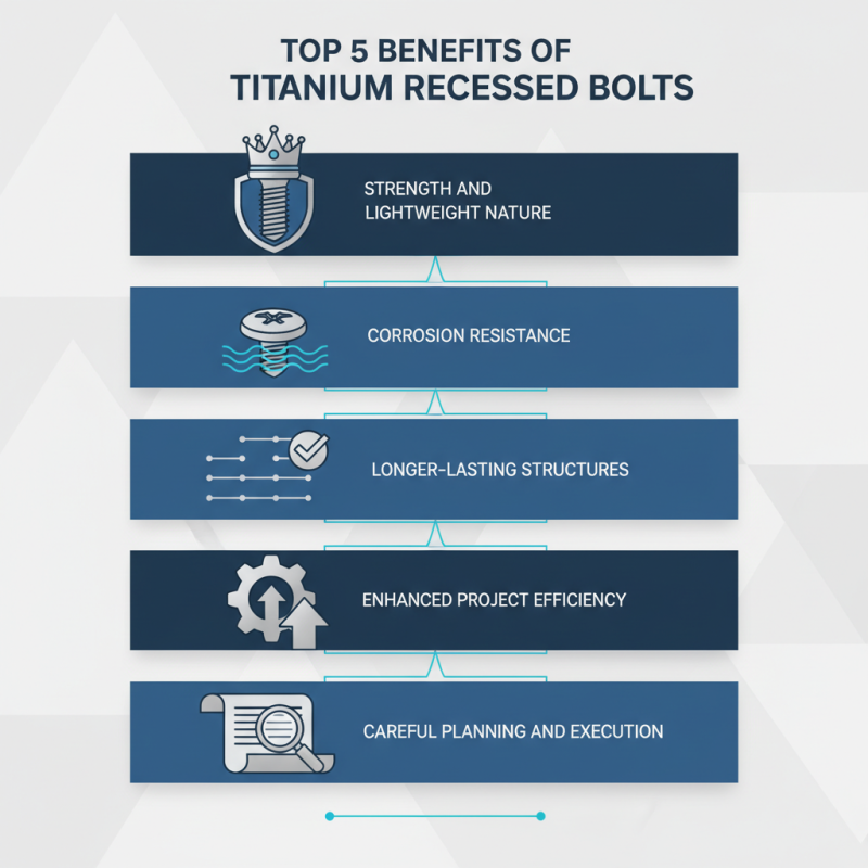 Top 5 Benefits of Titanium Recessed Bolts for Your Projects?