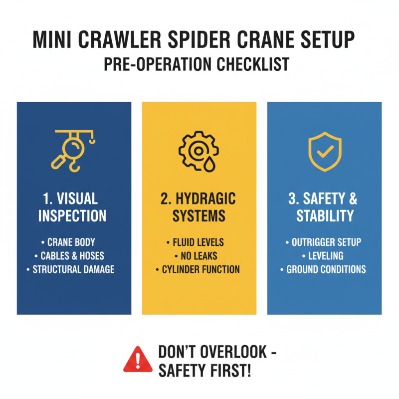 How to Use a Mini Crawler Spider Crane Effectively?