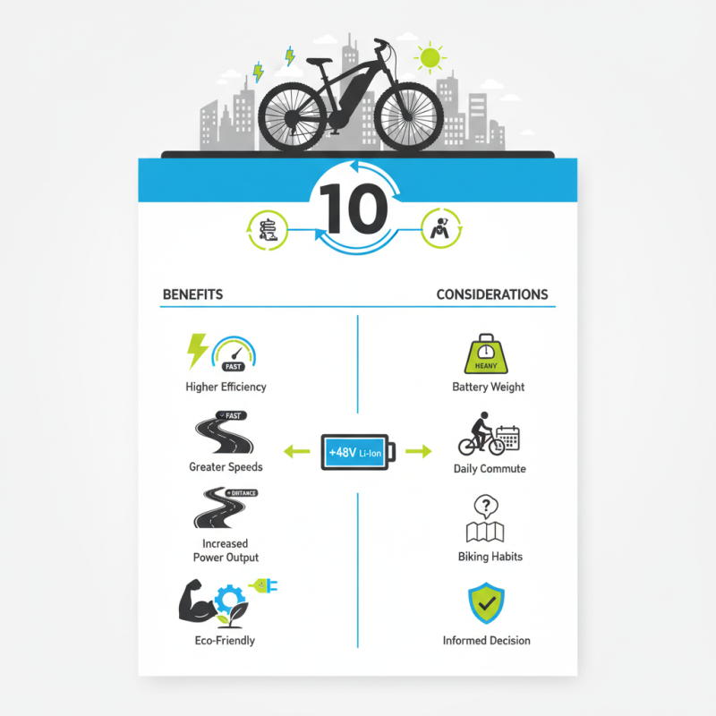 Top 10 Benefits of Using a 48v Lithium Battery for Electric Bikes?