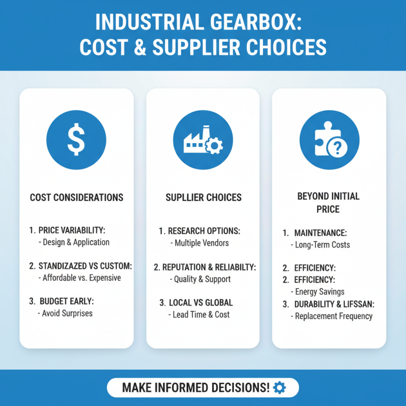 How to Choose the Right Industrial Gearboxes for Your Needs?