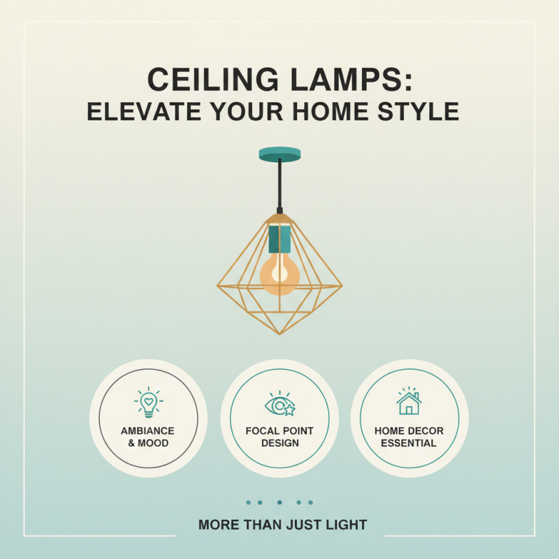 How to Choose the Perfect Ceiling Lamp for Your Home?