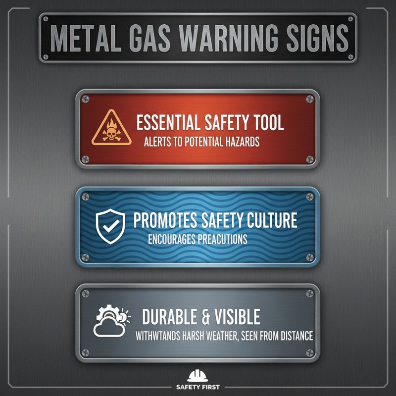 Why You Need a Metal Gas Warning Sign for Safety?