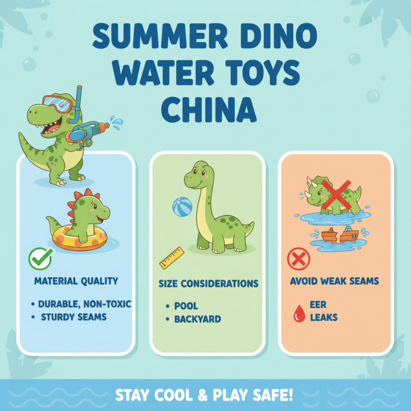 How to Buy Big Dinosaur Water Toys in China for Summer Fun?